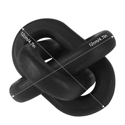 3Link Wood Chain Link Decor,Wood Knot Decor,Coffee Table Decor