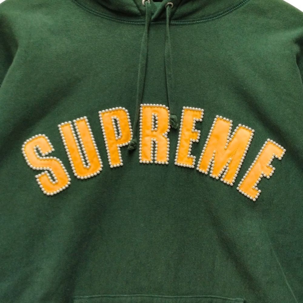 SUPREME Pearl Logo Hooded Sweatshirt green L Genuine / 36741 SUPREME Pearl Logo Hooded Sweatshirt green L Genuine / 36741