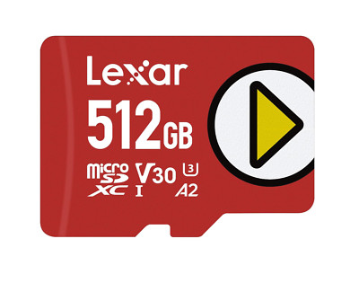 Lexar Play microSDXC UHS-I Memory Card, Speicherkarte, LMSPLAY512G-BNNNG