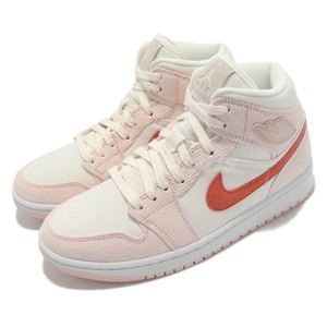 Nike Wmns Air Jordan 1 Mid SE Corduroy AJ1 Sail Pink Women Casual  DA8009-108 | eBay