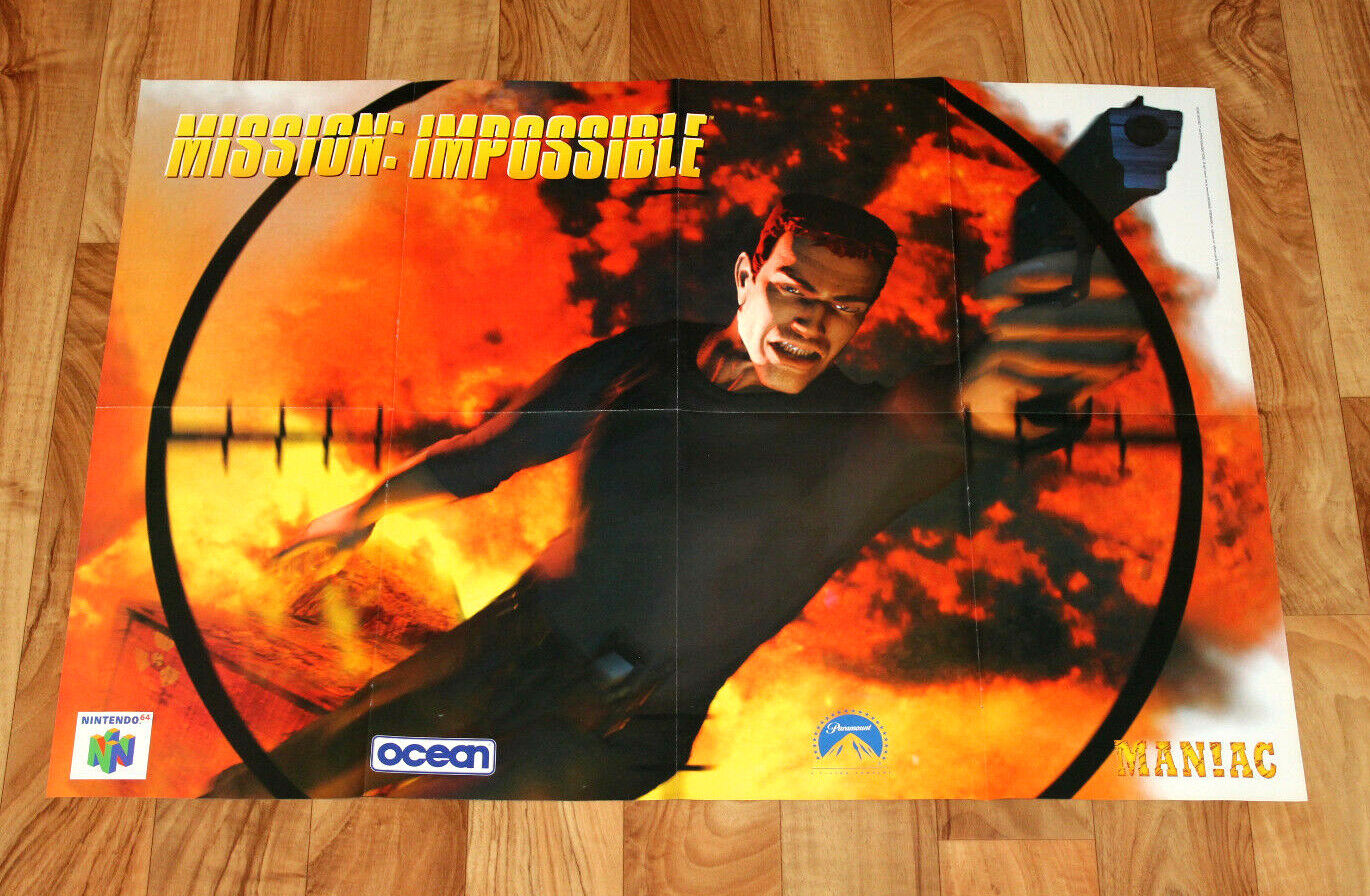 Breath of Fire III 3 / Mission Impossible Very Rare Poster PS1 N64 Capcom