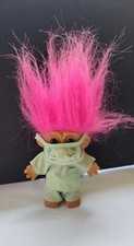 Russ Troll Doll -Lucky Surgeon Nurse Doctor Medical Pink Hair