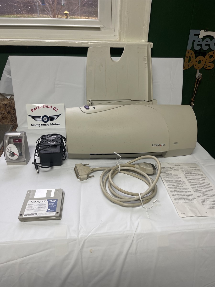 Vintage Lexmark 5000 Ink Jet Printer | eBay