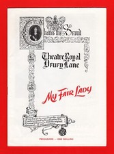 Julie Andrews "MY FAIR LADY" Rex Harrison / Lerner and Loewe 1958 London Program