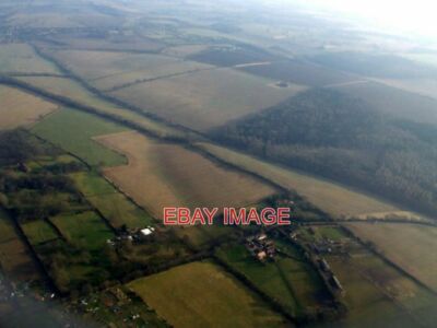 PHOTO  BRICK KILN FARM FROM THE AIR ON APPROACH TO LUTON AIRPORT FROM THE WEST.