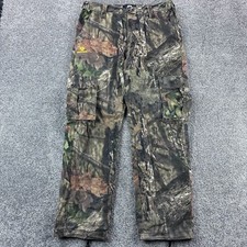 Vintage Y2K Mossy Oak Camo Cargo Pants Mens 34x32 Realtree Camouflage Hunting
