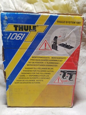 THULE SYSTEM 1061 FOR 82-85 HONDA ACCORD 2-D 4-D NOS Sealed In Box New