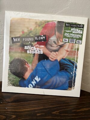 New Found Glory - Sticks & Stones 20 Yr Anniversary LP Clear Blue w/ Red x/1000