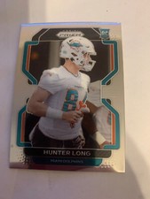 2021 NFL Panini Prizm Hunter Long Base RC #414 Miami Dolphins Rookie 