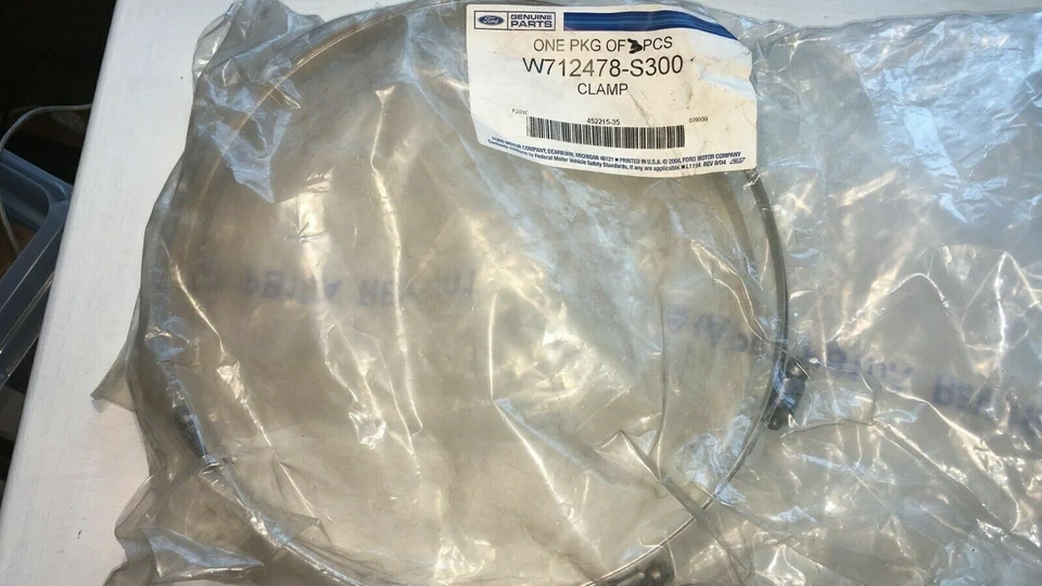 3x ABRAZADERA CONVERTIDOR/ESCAPE ORIGINAL FORD W712478 S300 CROWN VICTORIA-C15 Foto 2 de 2