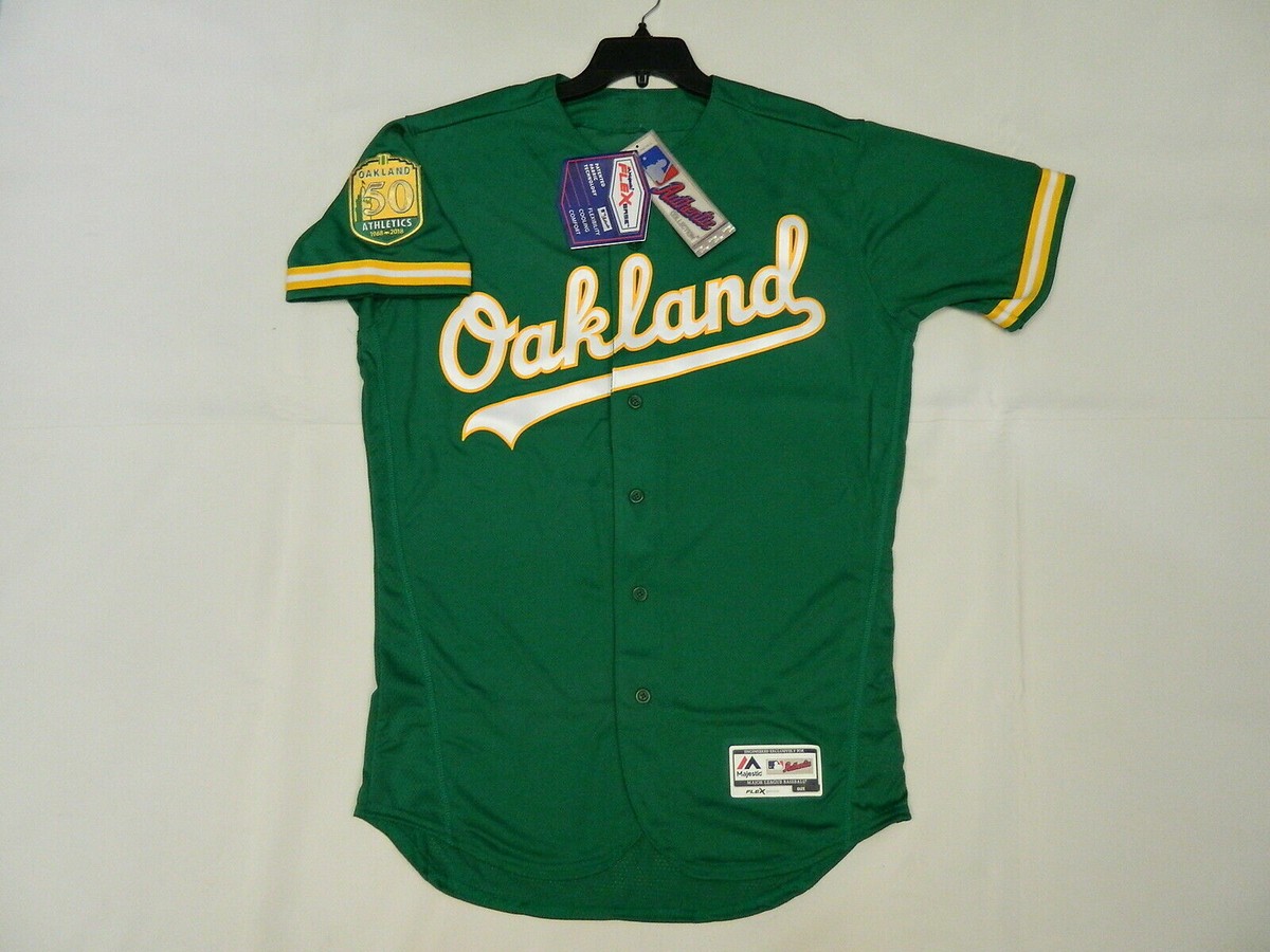 Majestic AUTHENTIC SIZE 56 3XL, OAKLAND A'S, FLEX BASE ON FIELD