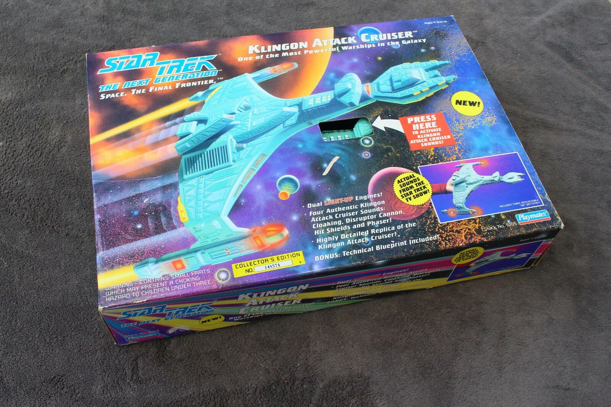 STAR TREK TNG KLINGON ATTACK CRUISER THE NEXT GENERATION PLAYMATES