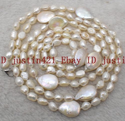 15x20mm Huge Baroque Pearl Necklace | eBay