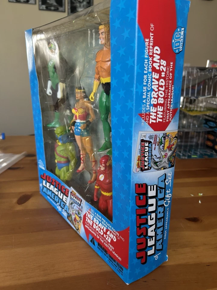 Justice League First Appearance Gift Set DC Comics (Boxed 5 Figure Set) Sealed - Image 3 of 4
