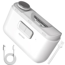 Electric Automatic Nail Clipper Trimmer 2-in-1 Rechargeable Fingernail