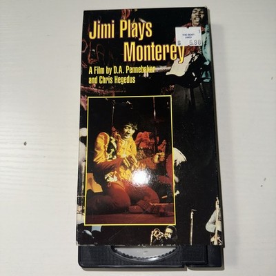#Z10- Jimi Plays Monterey (VHS, 1997) D.A. Pennebaker & Chris Hegedus Hendrix