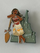 2020 Disney Princess Moana with Castle With Oar Disney Pin G8
