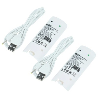 2x Akku für Nintendo Wii Controller Remote Plus 400mAh