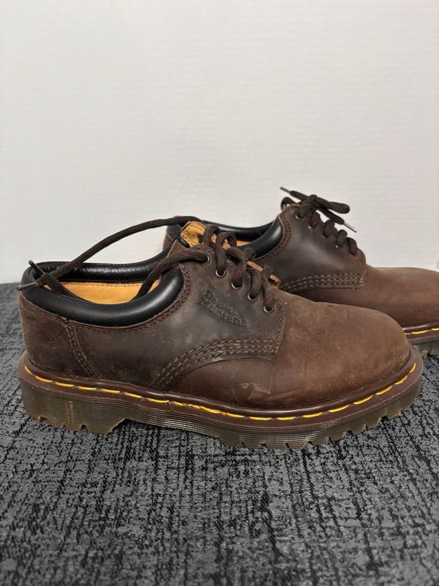 Dr. Martens 8053 Crazy Horse Leather Casual Shoes in dark brown | eBay
