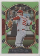 2021 Panini Select Concourse Neon Green Prizm 72/99 Nolan Arenado #54 04br