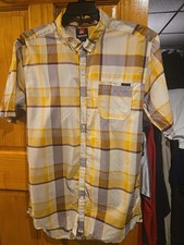 quiksilver mens xxl short sleeve polo button up