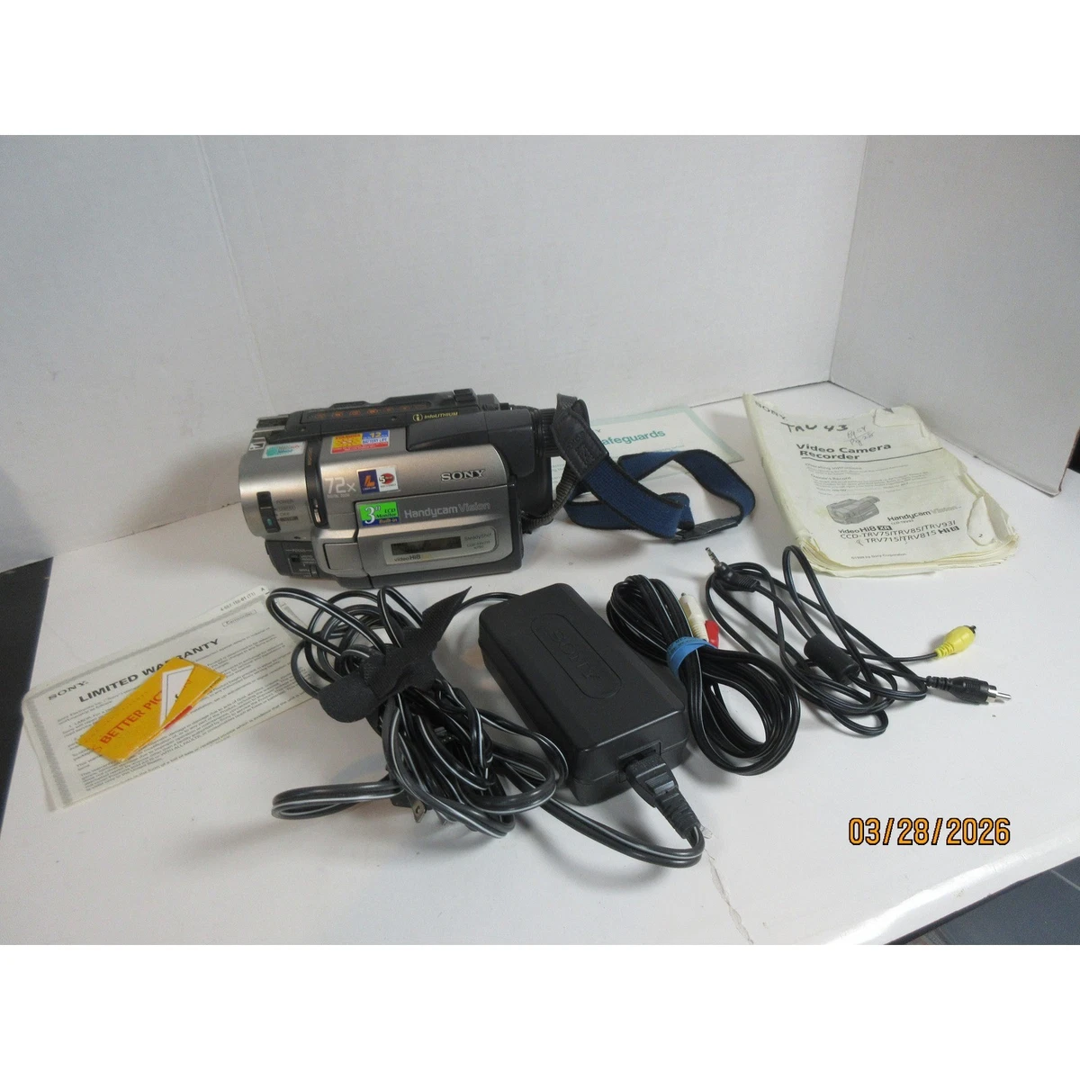 Sony Handycam Vision 72倍ズーム Sony Handycam Vision 72x Digital Zoom Camcorders for sale | eBay