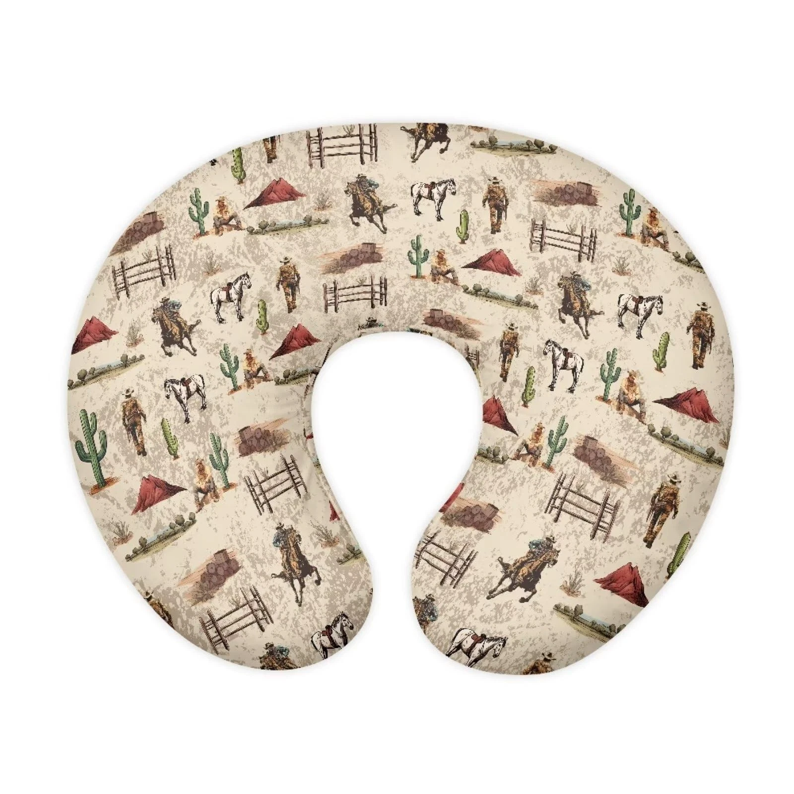 Baby Nursing Pillow Cover Western Horse Cactus Printed Soft Breastfeeding Pil...
Opens in a new wind