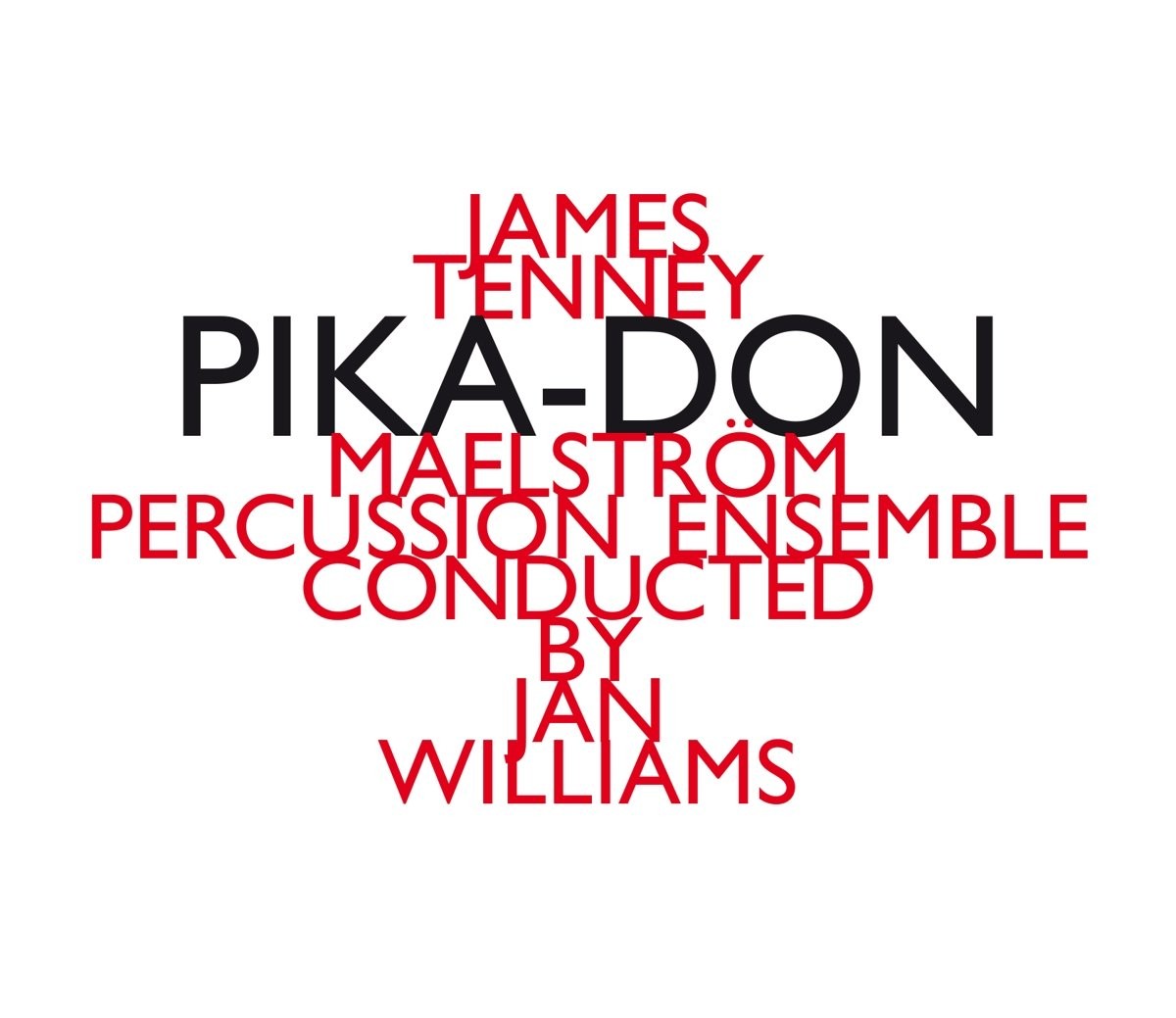 HATNOWART151 James Tenney Percussion Ensemble Pika-Don CD NEW