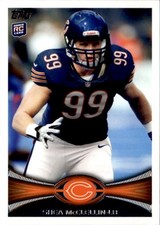 Shea McClellin 2012 Topps Rookie Card #287. rookie card picture