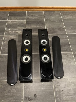 Monitor Audio Radius 225 Left And Right Speaker In Piano Black | eBay