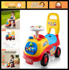 Ride On Push Car for Toddlers 19 Months, Sit to Stand Toy with Music, Horn  St
