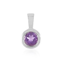 Cavill Uruguay Amethyst Anhanger 1,186Ct Rund 925 Sterling Silber Platin