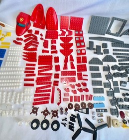 Lego CITY Fire #4209 &ldquo; Fire Plane &ldquo; INCOMPLETE see pics for inventory NO MINIFIG