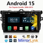 Android 15.0 2Din For Toyota Corolla 2007-2008-2009-2010-2011 Car Radio GPS NAVI