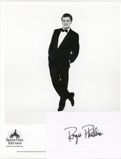 Regis Philbin - Signed Index Card w/ Vintage Photograph