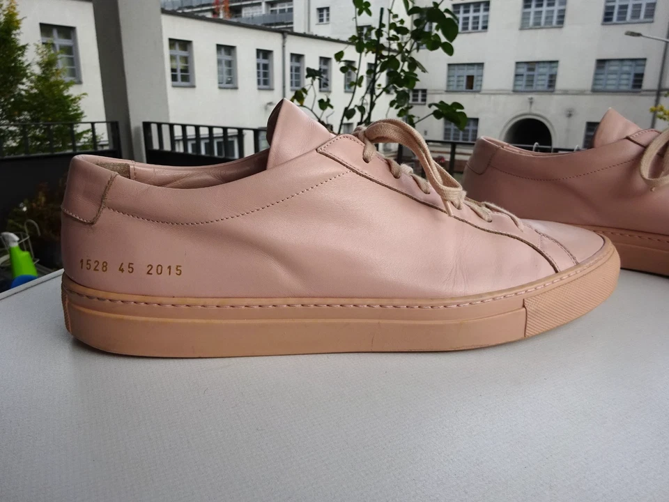 COMMON PROJECTS 1528 2015 Achilles Low Blush Herr Sneakers Leder Italy Gr.45 TOP - Bild 3 von 4
