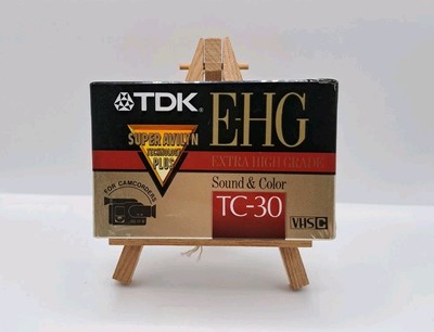 TDK TC30, EHG Extra High Grade, VHS-C, VSC Super Avilyn PLUS  -in OVP-