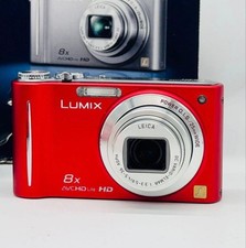 Panasonic LUMIX DMC ZX3 fotocamera 8x zoom Leica DC VARIO ELMAR rosso pacchetto Pro