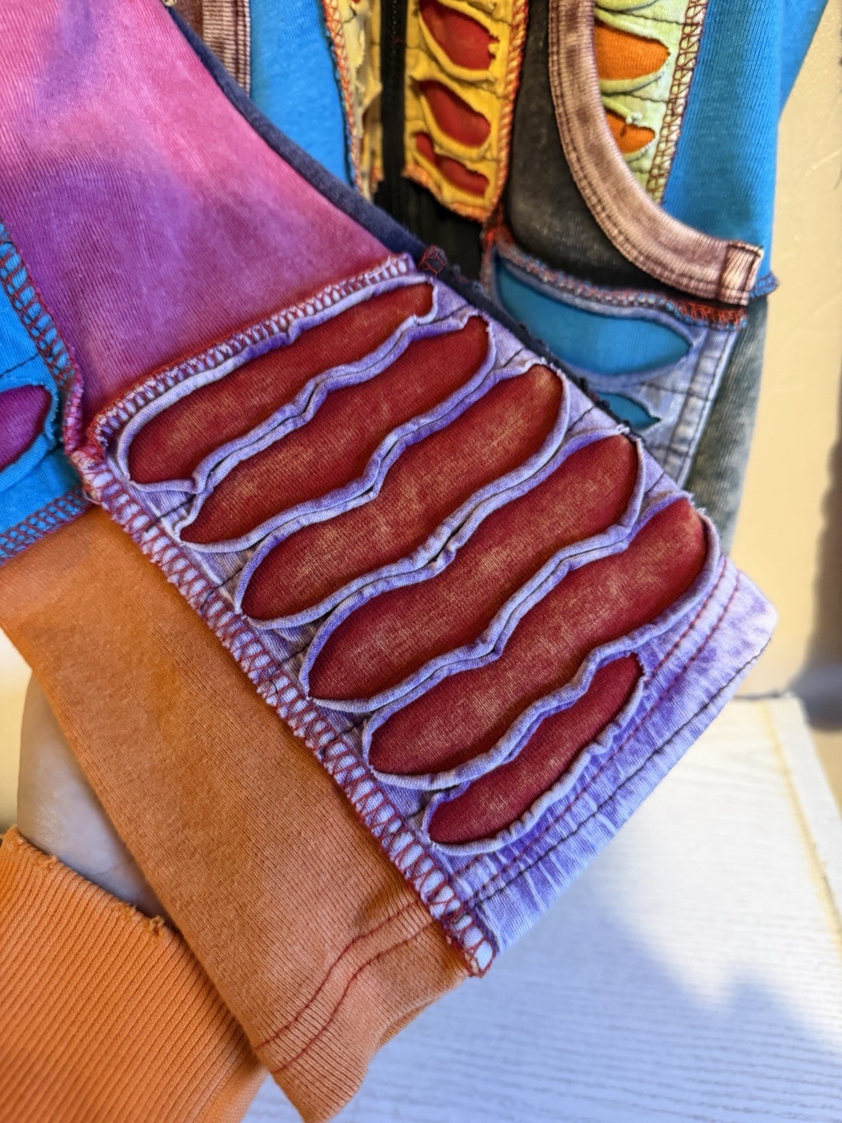 Patchwork Multicolour 100% Cotton Made In Napal H… - image 7