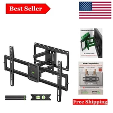 Universal TV Wall Mount for 42-86 Inch Displays - 132lbs Max Load & Adjustable