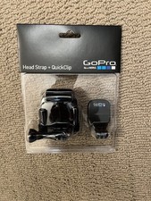 GoPro Head Strap  Quick Clip Black Genuine Go-Pro Camera OEM Fits Hero 1-13