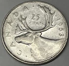 1953 Canada Silver 25 Cents.  Great Example.  Free Shipping !!