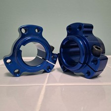  2 Blue 1-1/4" Lightened Aluminum Rear Wheel Hubs Go Kart Racing Drift Trike