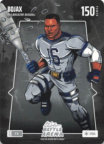 2025 BO JACKSON BATTLE ARENA - BOJAX PSA MAGAZINE BASEBALL 2026 P-8