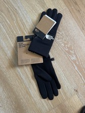 THE NORTH FACE Unisex Etip Touchscreen Recycled Black Gloves TNF - Large NWT