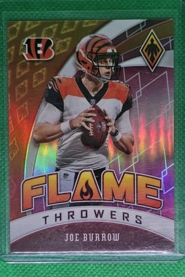 2020 Panini Phoenix - Flame Throwers Pink #28 Joe Burrow /199 (RC)