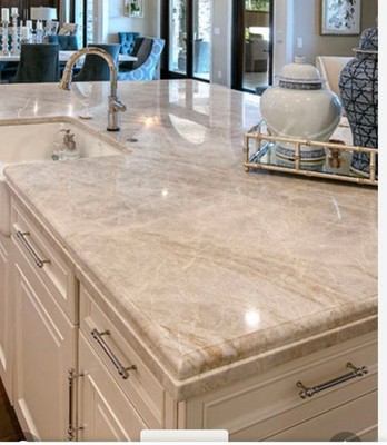 Calacatta Quartz Countertop   Elegant Marble Look Surface for Modern Homes Decor