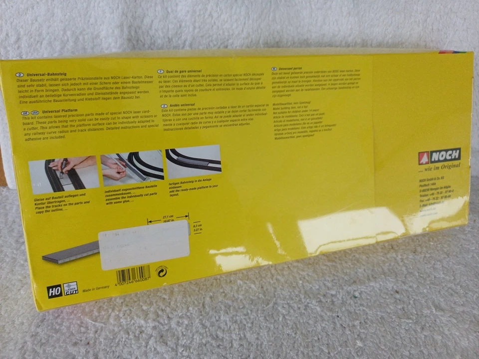 Noch HO Gauge 66008 Universal Station Platform In Factory Cellophane Sealed Box  - Image 4 of 4