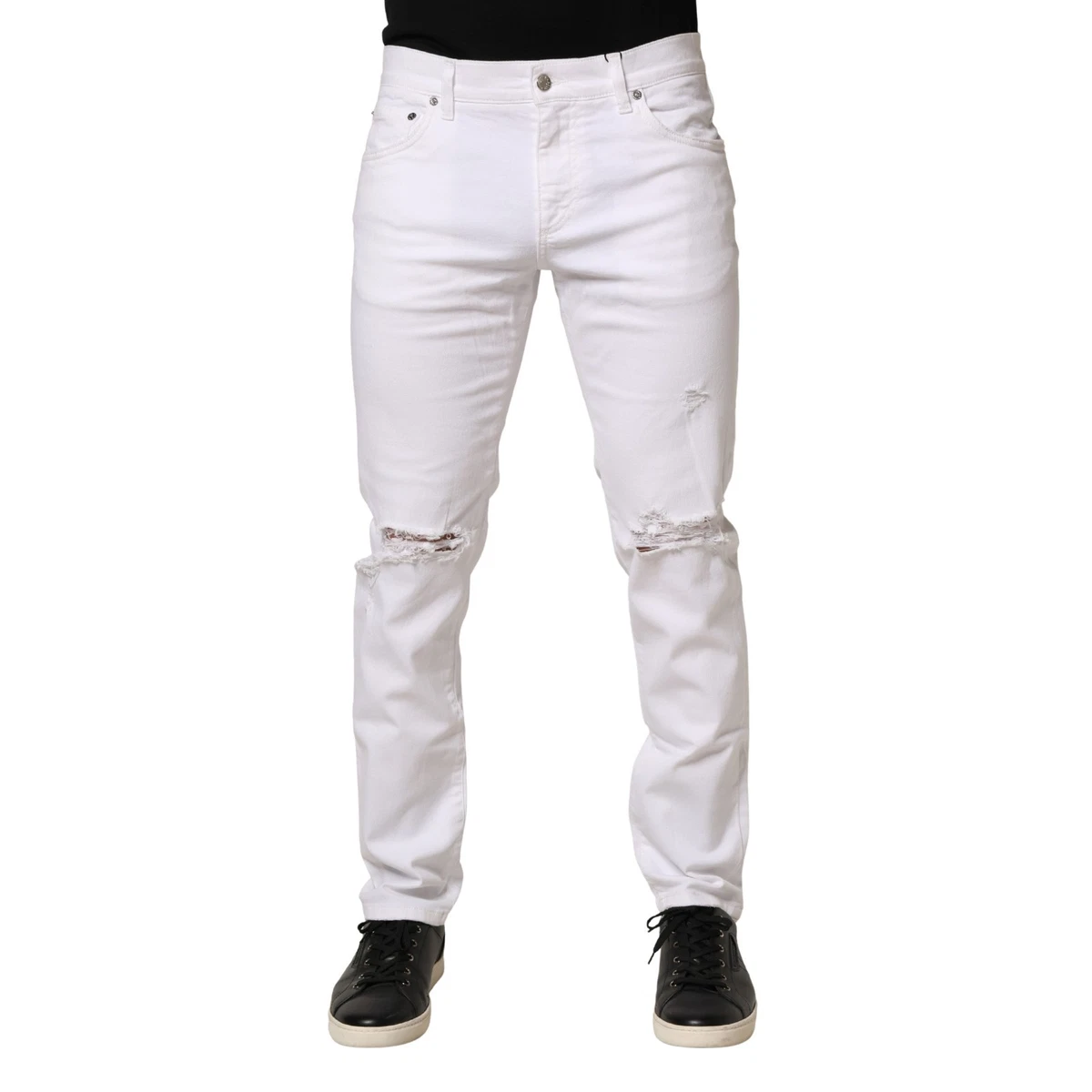 ⭐️イタリア製⭐️　Dolce & Gabbana ホワイトデニム Dolce&Gabbana White Jeans for Men for sale | eBay
