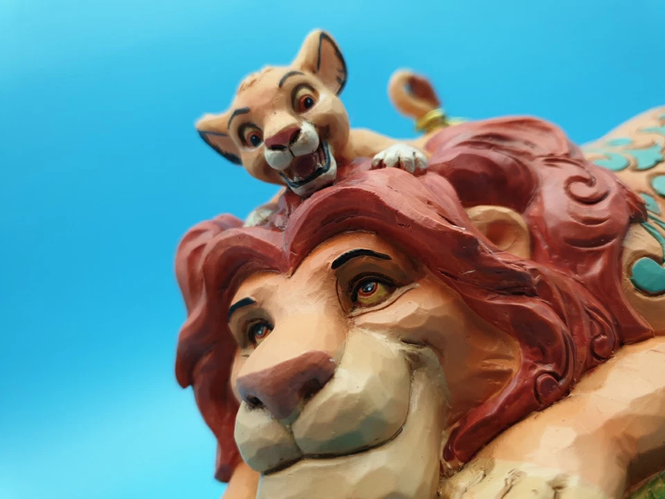 Figur Enesco A Fathers Pride könig der Löwen Simba Mufasa Neu OVP - Bild 2 von 4